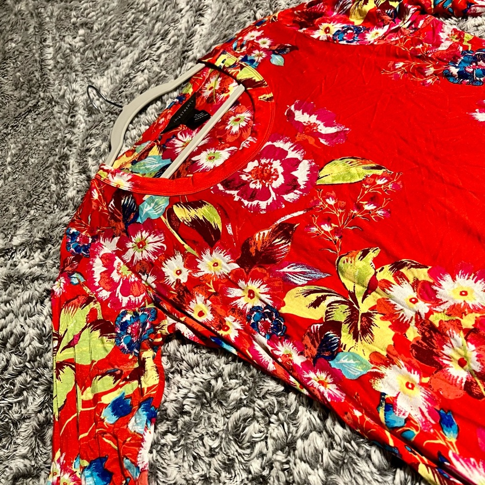 Orange Floral Sundress